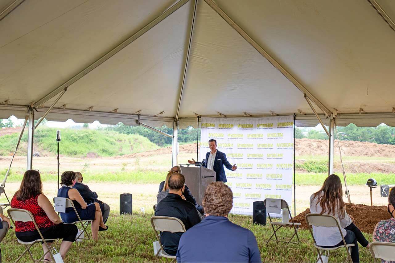 Myoderm Groundbreaking