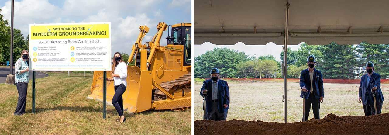 Myoderm Groundbreaking