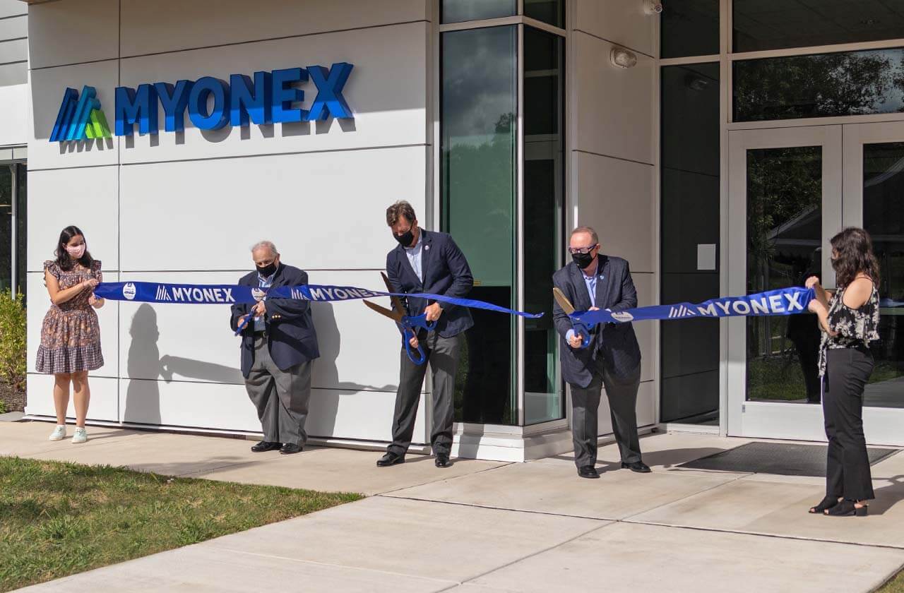 Myonex Global HQ Ribbon-Cutting