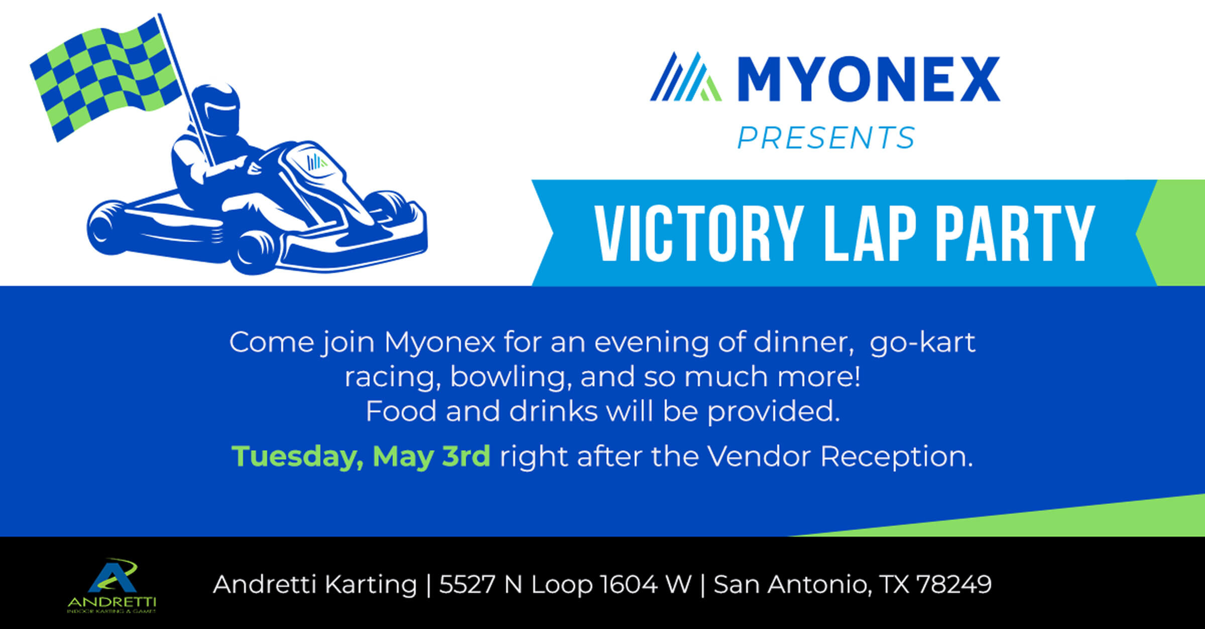 Victory Lap Party graphic