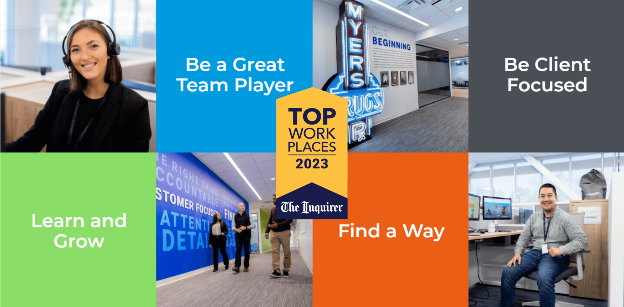 Myonex Awarded “Top Workplace in the Philadelphia Region”