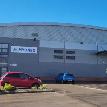 Exterior of Myonex UK – Clinical Trial Packaging and Labeling, Storage and Distribution Facility