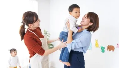 Smiling family with young boy