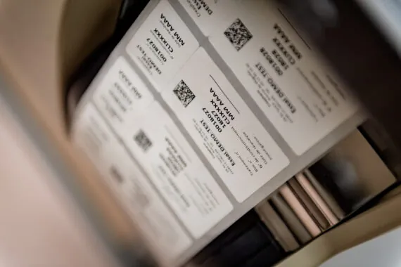 Printing multiple labels on one sheet